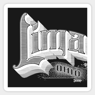 Vintage Lima, OH Sticker